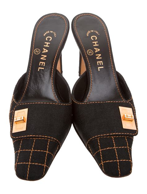 chanel quilted mule|chanel sandals canada.